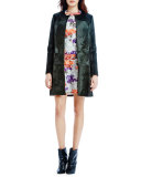 Calf-Hair Midi Jacket