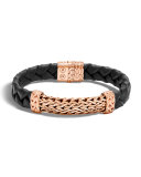 Men's Classic Chain Bronze Station Bracelet