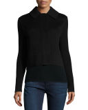 Double-Face Cashmere Short Jacket 