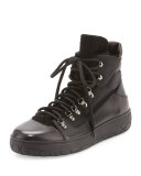Winter Shearling-Tongue Boot, Black