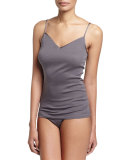 Cotton Seamless High-Cut Briefs, Ebony