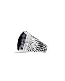 Wheaton Ring with Black Onyx and Diamonds