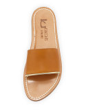 Anacapri Wide Band Slide Sandal, Pul Naturel
