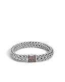 40th Anniversary Classic Chain Bracelet w/Red Sapphires