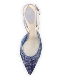 Beaded 75mm Slingback Pump