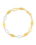 Willow 24k Gold & Diamond Bracelet