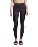 Forge High-Rise Athletic Leggings, Purple/Black