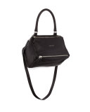 Pandora Sugar Small Leather Shoulder Bag, Black