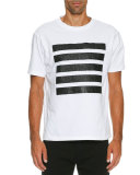 5-Bar Graphic T-Shirt, White/Black
