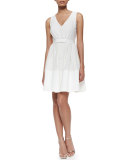 Dixie Eyelet Sleeveless Fit & Flare Dress