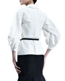 Silk Faille Blouse