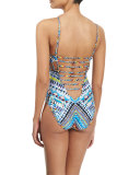 Beach Babe Cutout-Sides One-Piece Swimsuit