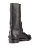 Natalie Mid Engineer Boot, Black