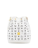 Heritage Small Drawstring Bag, White