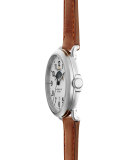 41mm Runwell Moon Phase Watch, Dark Cognac