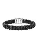 Black Caviar Rope Bracelet, 9mm 