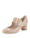 Patent Mary Jane 45mm Pump, Powder