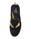 Monster Slip-On Sneaker, Black 