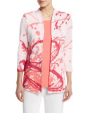 Paint Splatter 3/4-Sleeve Jacket 