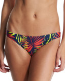 St. Lucia Palm-Print Swim Bottom