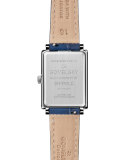 Shirley 32mm Alligator Strap Watch with Lapis Dial, Blue