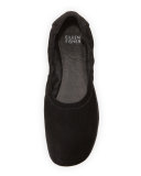 Pond Suede Ballerina Flat, Black