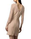 Zarita Lace V-Back Dress