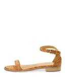 Nudistflat Cork Ankle-Wrap Sandal