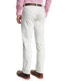 Washed Corduroy Pants, Light Camel/Ivory