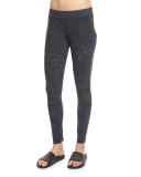 Textured Biker Leggings