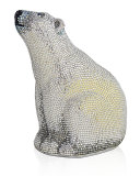 Blanc Polar Bear Pillbox, Silver