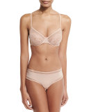 Jazztime Lace-Trim Briefs, Nude