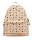 Stark Men's Side Stud Medium Backpack, Beige
