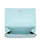 Edge Goatskin Money Wallet, Light Blue