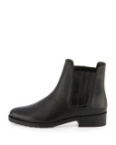 Basilico Leather Chelsea Boot, Nero