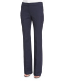 Teneda Flare-Leg Trousers, Midnight Blue