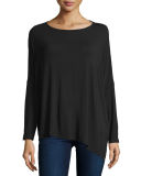 Long-Sleeve Asymmetric Tee