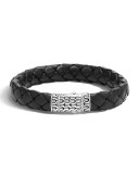 Men's Classic Chain Braided Leather Bracelet