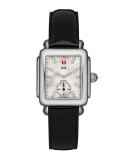 16mm Patent Leather Watch Strap, Black