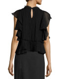 Hacienda Tiered Ruffle Top