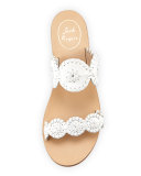 Lauren Double-Strap Sandal, White