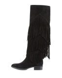 Pendra Fringe Knee Boot
