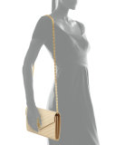 Monogram Matelasse Shoulder Bag, Nude