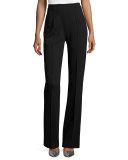 Talisana High-Waist Scuba Pants, Navy