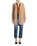 Silk Georgette Split-Neck Blouse