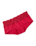 Dolce Solid Boyshorts, Deep Ruby