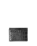 Alligator Card Case, Black