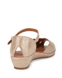 Lilly Moon Demi Wedge d'Orsay Sandal, Gold