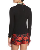 Marisa Floral Jacquard Shorts