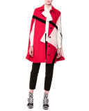 A-line Argyle Cape, Red